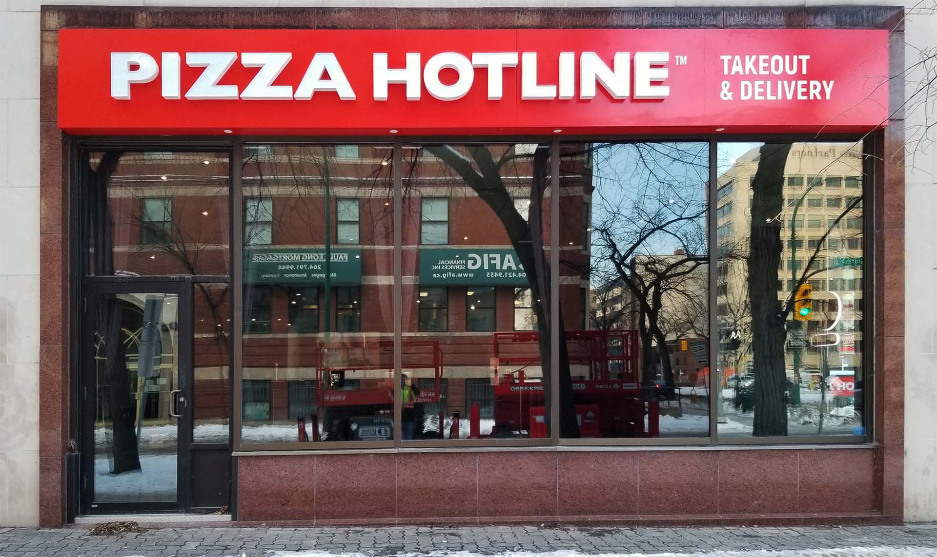 Exterior Pizza Hotline